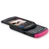   Pink Double Layer Hybrid Cover Case+SP For Blackberry Torch 9800 9810
