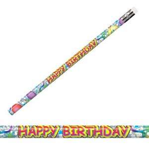  Happy Birthday Glitz Pencils 