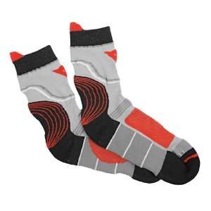  DAINESE MOTORBIKE MID SOCK RED/BLK/GRY LG Automotive