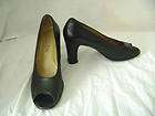 Taryn Rose Peep Toe Heel Shoes Black 41 10