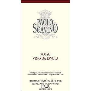   Paolo Scavino Vino Rosso Da Tavola 2010 750ML Grocery & Gourmet Food