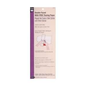 Dritz Double Faced Wax Free Tracing Paper 3x19 5/Pkg Assorted Colors 
