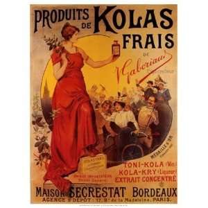   Produits de Kolas Frais   Poster by L. Tauzin (18x24)