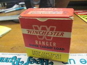 WINCHESTER RANGER 12 GA shot shell box ammo TARGET LOAD  