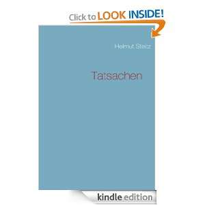 Tatsachen (German Edition) Helmut Steitz  Kindle Store