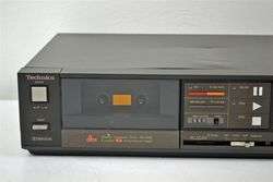 Technics Stereo Cassette Deck Tape Player Recorder  