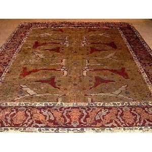 9x12 Hand Knotted India India Rug   92x120 