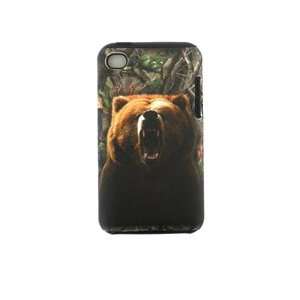  iPod Touch 4 Hybrid Case 2in1 Rubber Angry Bear Silicon 