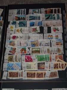 AUSTRALIA NICE LOT OF SORTED COMMEMMS STAMPS ON 8 SIDES MANY SETS ETC 