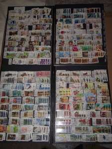 AUSTRALIA NICE LOT OF SORTED COMMEMMS STAMPS ON 8 SIDES MANY SETS ETC 