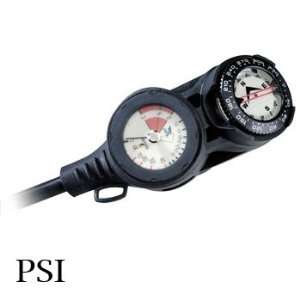  IST Three gauge console PSI depth with compass 5000psi 