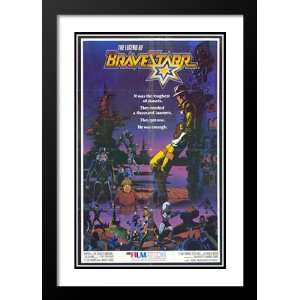 The Legend of BraveStarr 20x26 Framed and Double Matted Movie Poster 