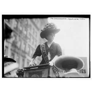  Suffragette Mrs. Sophia Loebinger speaking before City 