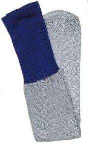 Pair of Mens Cotton Blue & Gray Winter Thermal Socks   Stay Warm 