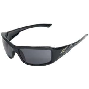 Edge Eyewear XB116 K Brazeau Safety Glasses, Black Shark Series with 