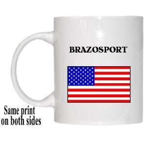  US Flag   Brazosport, Texas (TX) Mug 