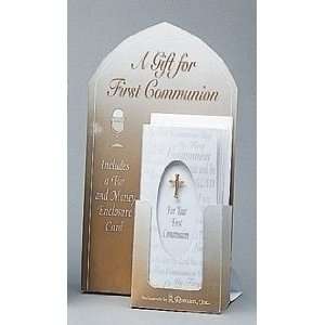  Club Pack of 288 First Communion Cross Pins With Money Card 