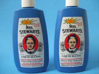 Mrs.Stewarts Bluing Stewarts~Blueing Liquid 8FL.Oz x 4  