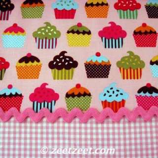 Confections~CUPCAKES~BLUSH PINK~Cupcake Fabric /Yd.  