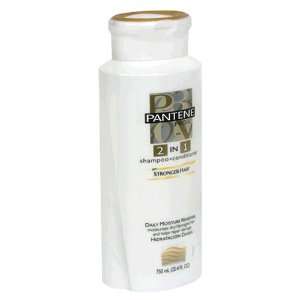 Pantene Pro V 2 in 1 Shampoo + Conditioner, Daily Moisture Renewal, 25 