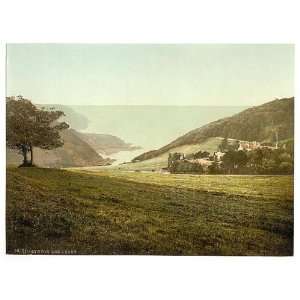  Photochrom Reprint of Lee Abbey, Lynton and Lynmouth 
