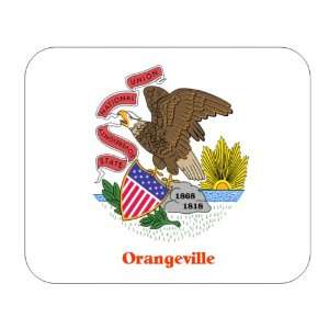  US State Flag   Orangeville, Illinois (IL) Mouse Pad 