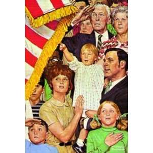  Norman Rockwell Salute The Flag   500Pc Jigsaw Puzzle In 