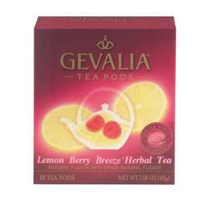 Lemon Berry Breeze Herbal Tea Pods Grocery & Gourmet Food