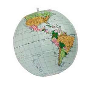 Inflatable 24 inch World Globe  Industrial & Scientific