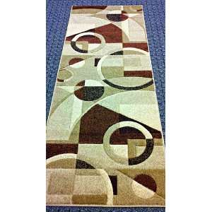  Modern Area Rug Runner 32 In. X 7 Ft. 3 In. Contempo 322 
