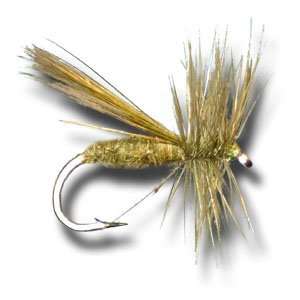 Fluttering Caddis Olive Fly Fishing Fly 