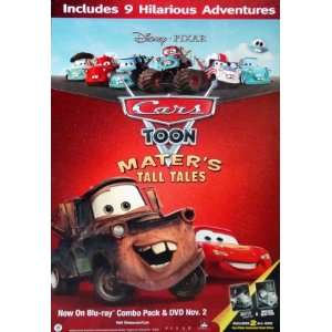  Cars Toon Maters Tall Tales Movie Poster 27 X 40 