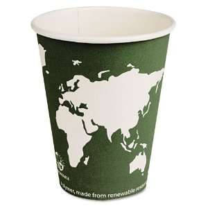   Hot Paper Cups with Compostable PLA Plastic 1000ct
