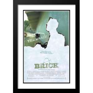  Brick 32x45 Framed and Double Matted Movie Poster   Style D   2006 