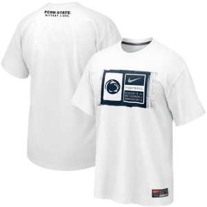 Nike Penn State Nittany Lions 2011 Team Issue T shirt   White (XX 