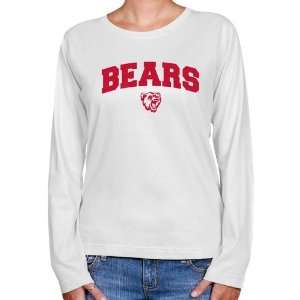  NCAA Bridgewater State Bears Ladies White Logo Arch Long 