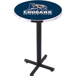  Brigham Young University Pub Table with 212 Style Base 