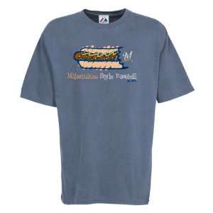 Milwaukee Brewers Stylin Pigment Dyed Tee  Sports 