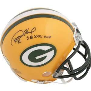 Desmond Howard Green Bay Packers Autographed Mini Helmet with SB XXXI 