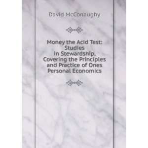   and Practice of Ones Personal Economics David McConaughy Books