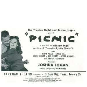  Picnic Poster Broadway Theater Play 14x22