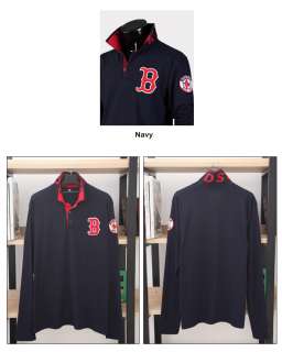 Mens EXTRA LARGE Slim Fit Boston RED SOX Polo Collar T Shirts 2XL 