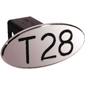  TM Performance 24028 Black T28 Oval 2 Billet Hitch Cover 
