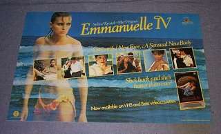 Original 1986 EMMANUELLE IV Sylvia Kristel Mia Nygren  