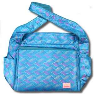  Blue Waves Silk Boutique Diaper Bag Baby