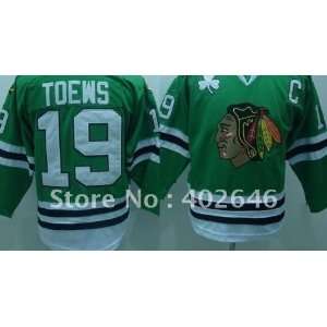  chicago #19 jonathan toews green jersey hockey jerseys mix 