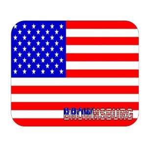  US Flag   Brownsburg, Indiana (IN) Mouse Pad Everything 
