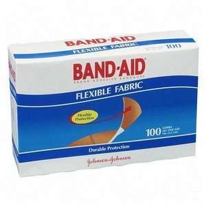  Band Aid Flexible Fabric Adhesive Bandages 3/4 x 3   100 