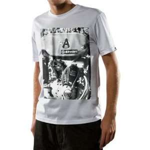   Atomic Classic Mens Short Sleeve Fashion T Shirt/Tee   White / Large