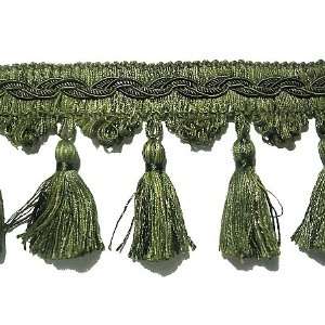  Conso Camouflage Hand Tied 3 1/2 inch Wide Tassel Fringe 